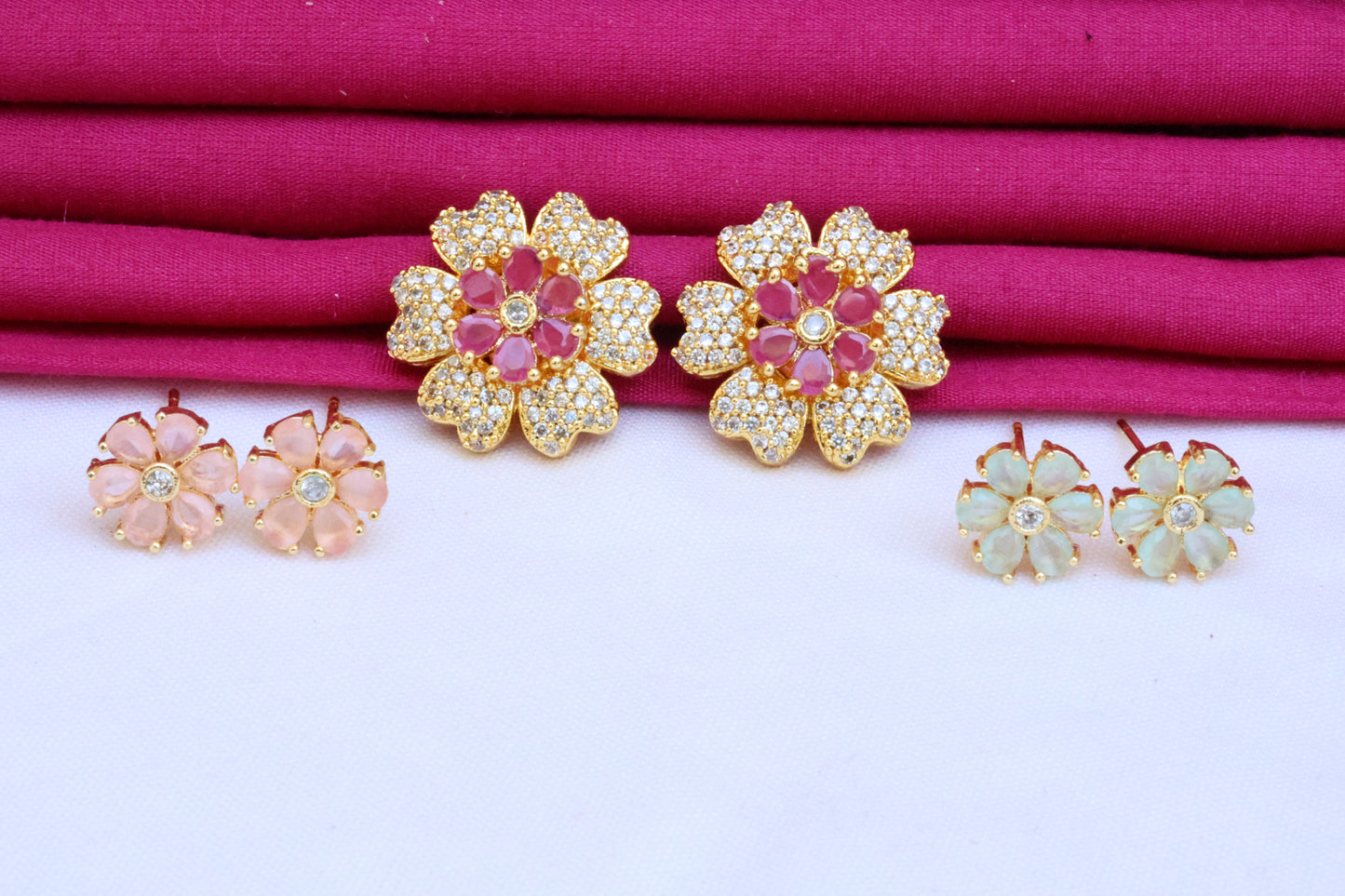 Changeable Floral Earrings