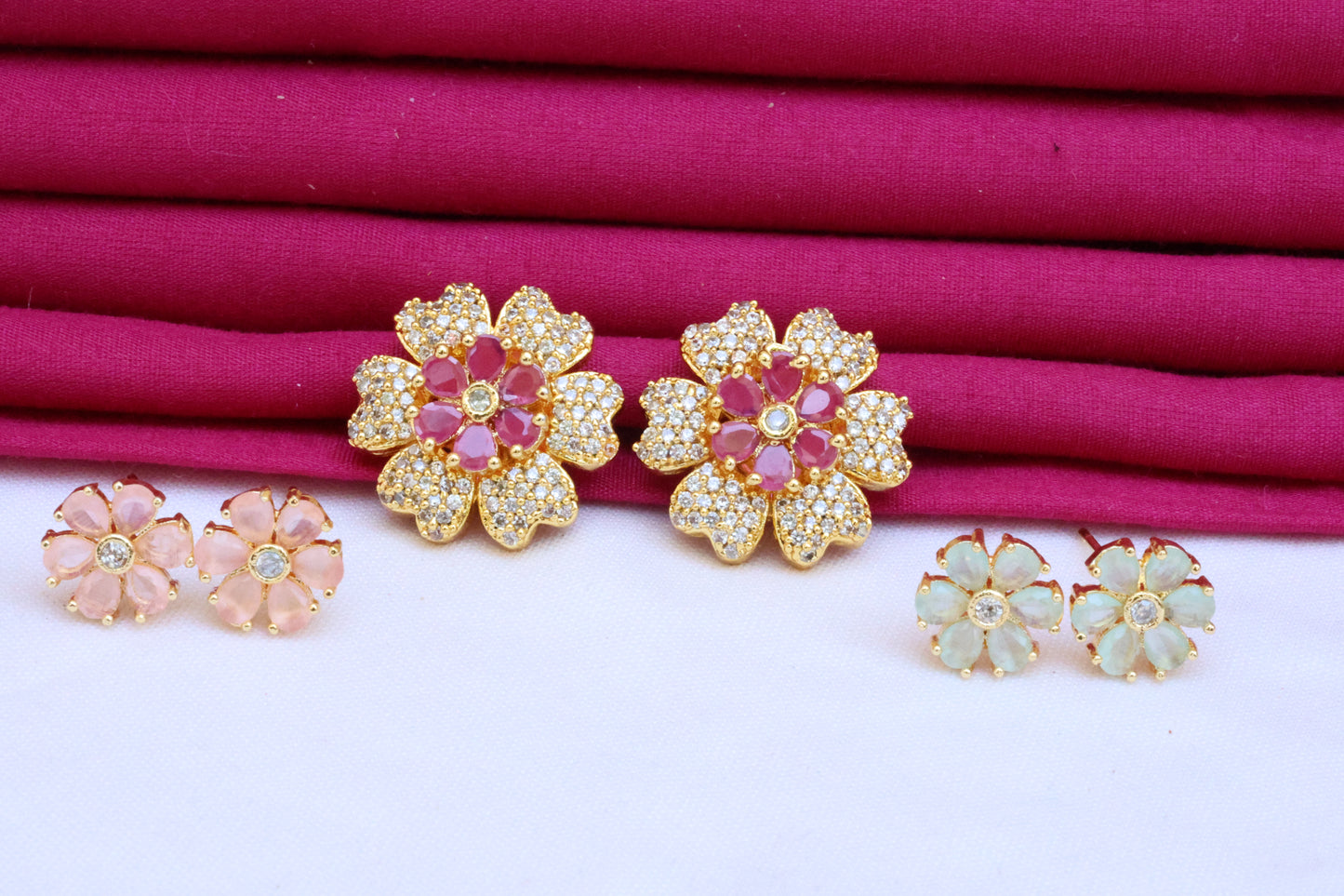Changeable Floral Earrings