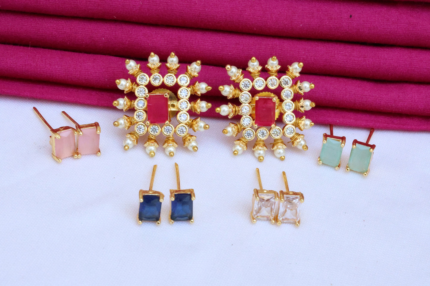 Changeable Stud Earrings