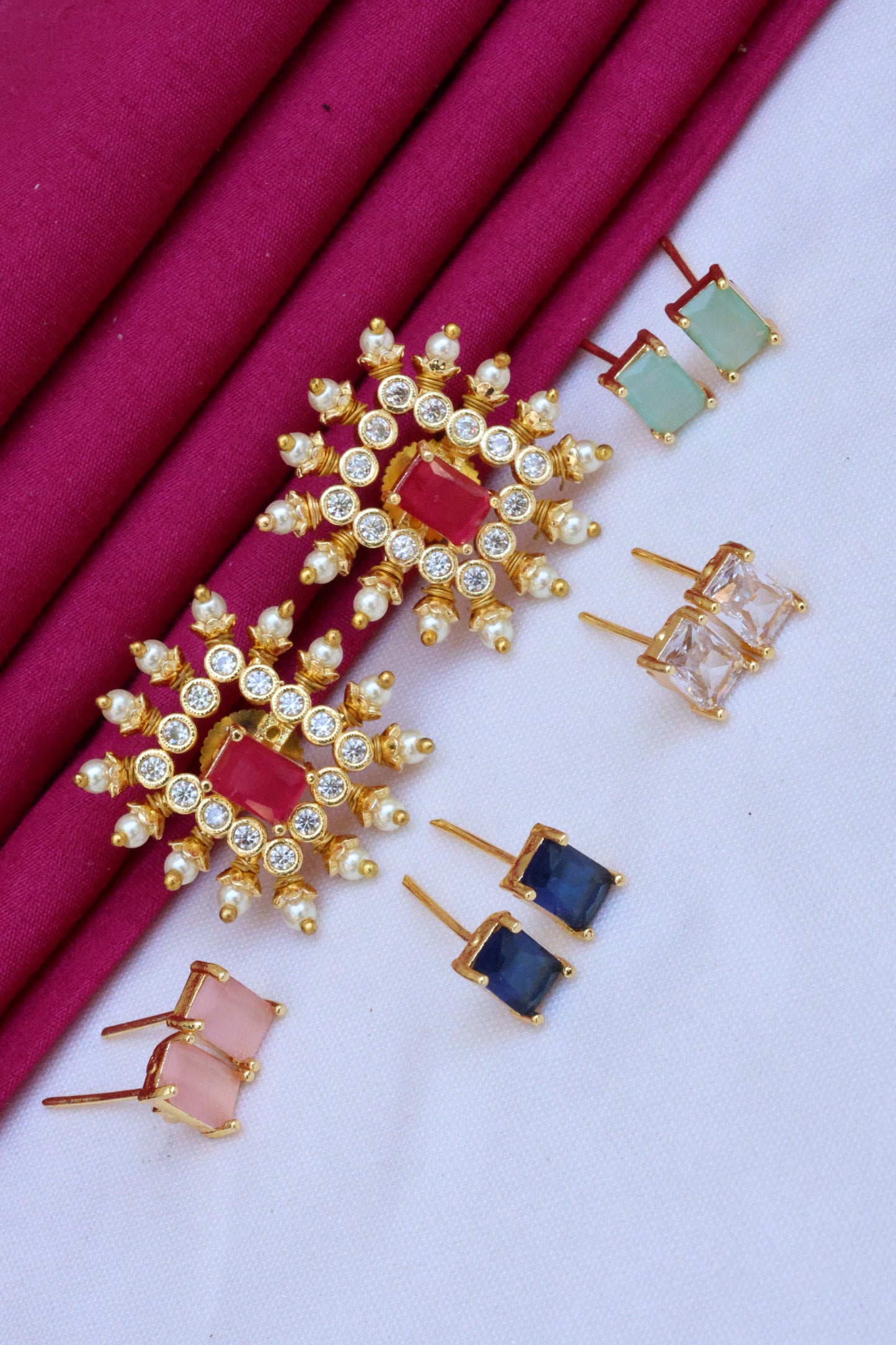 Changeable Stud Earrings