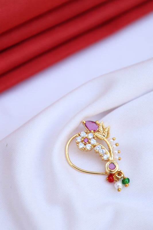 Ornate Nose Pin