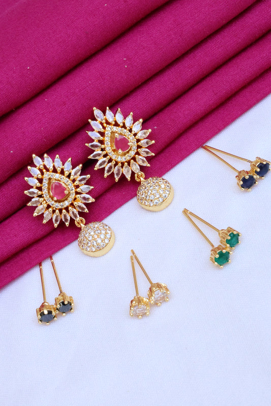 Changeable Stone Earrings