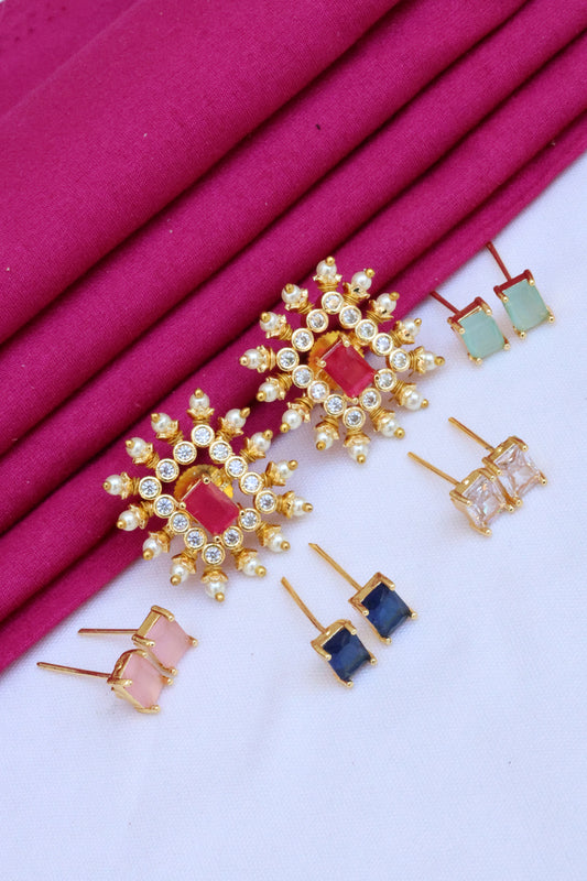 Changeable Stud Earrings