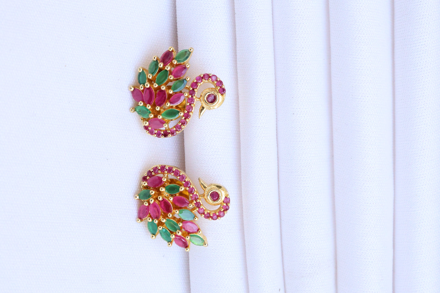 Swan Design Earrings